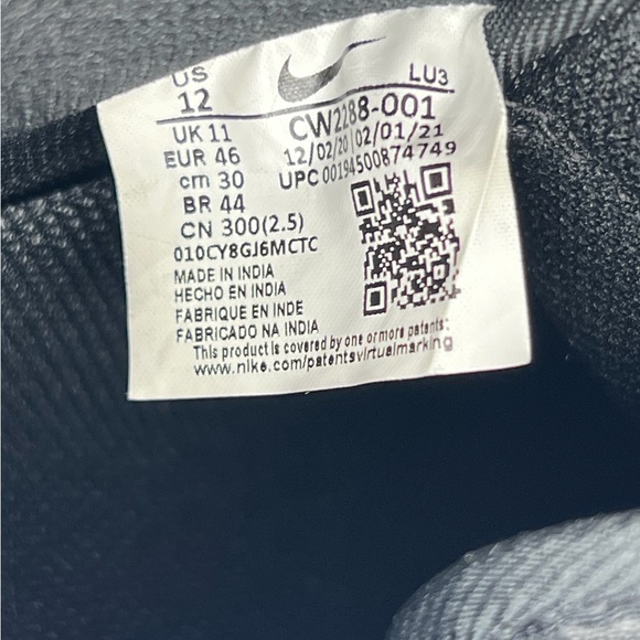 Nike Air Force 1 Low casual sneakers triple black - Picture 7 of 7